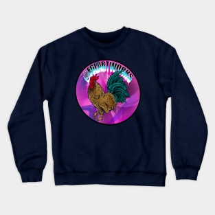 El Gallo Urbano +Drip Crewneck Sweatshirt